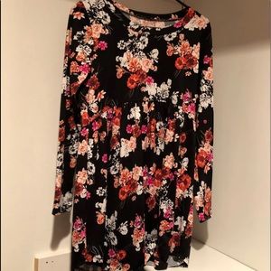 Black Floral Dress